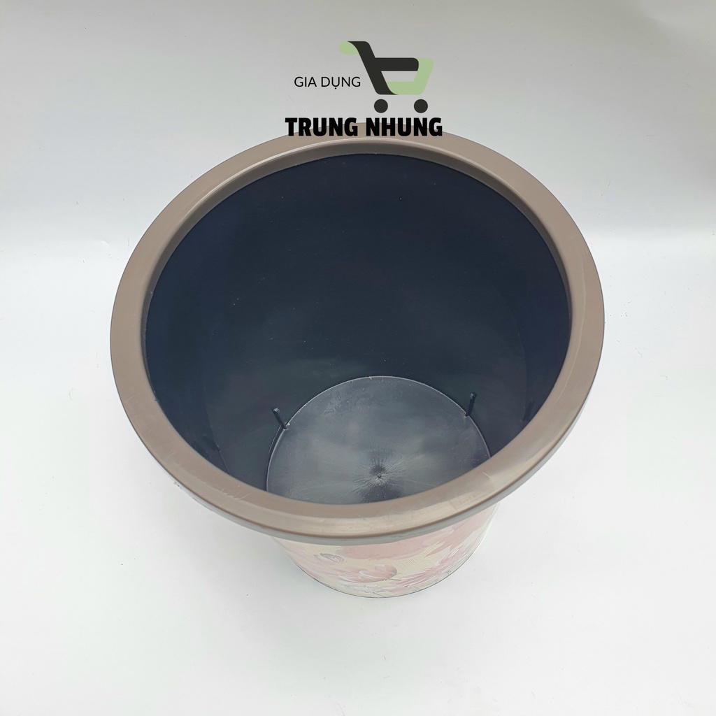 Thùng rác văn phòng, thùng đựng rác có họa tiết