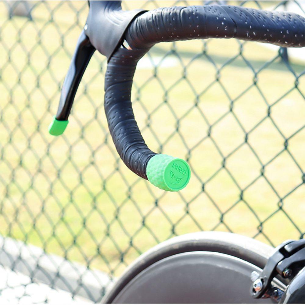 MUVAKO 1 Cặp Dây Quấn Tay Lái Xe Đạp Bằng Silicone Chống Nước 5 Màu