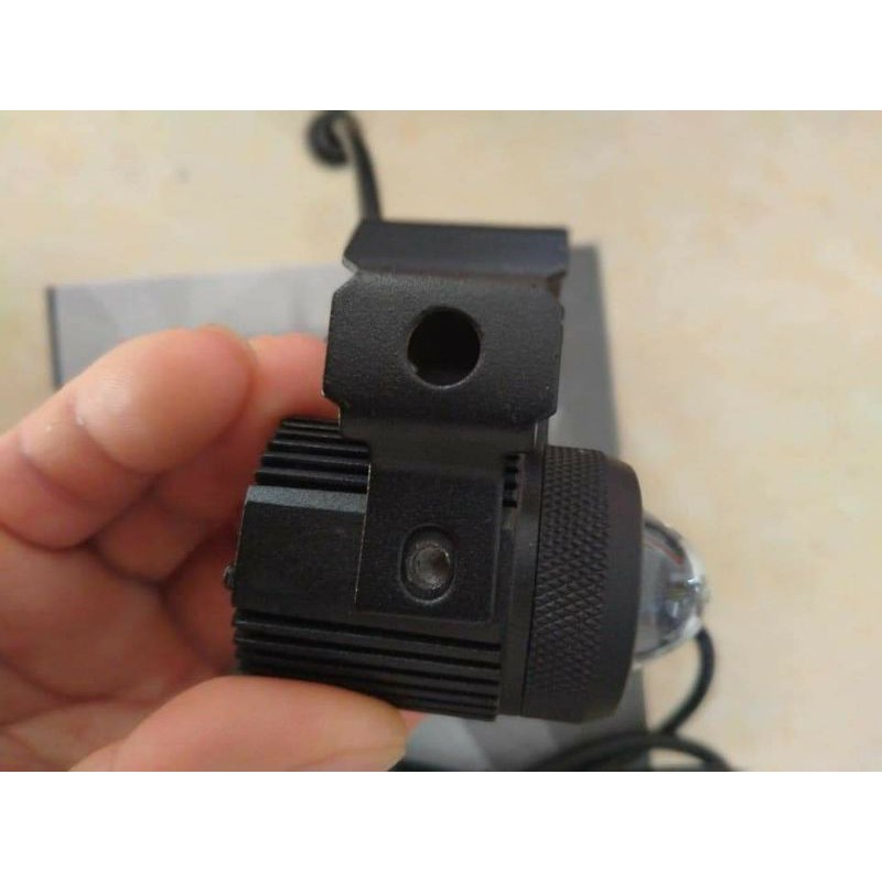Đèn trợ sáng bi cầu mini A1 siêu sáng , tặng kèm công tắc và demi 7 màu