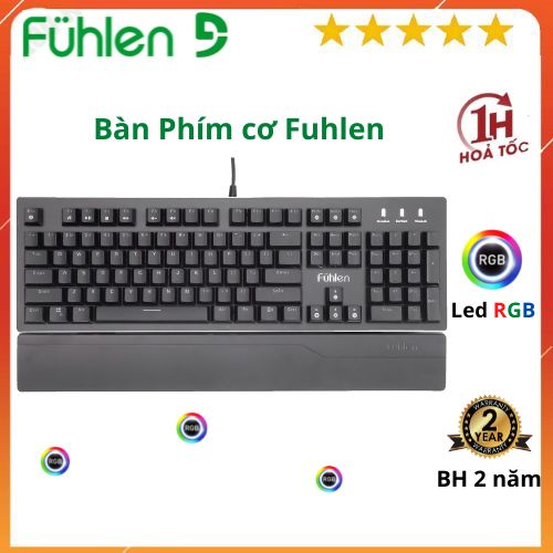 Bàn phím cơ Gaming Fuhlen Eraser, Destroyer, D87s, Subverter, LS500 - Chính hãng NINZA, bảo hành 2 năm