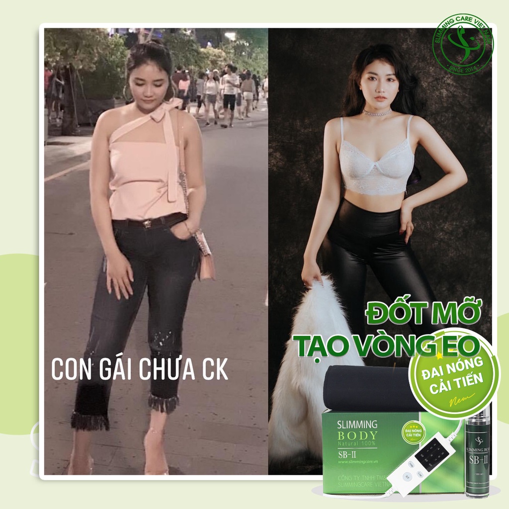 Bộ ủ nóng tan mỡ Slimming Body 2, slimming body sb ii Mit Beauty giúp đào thải mỡ thừa định hình eo thon gọn