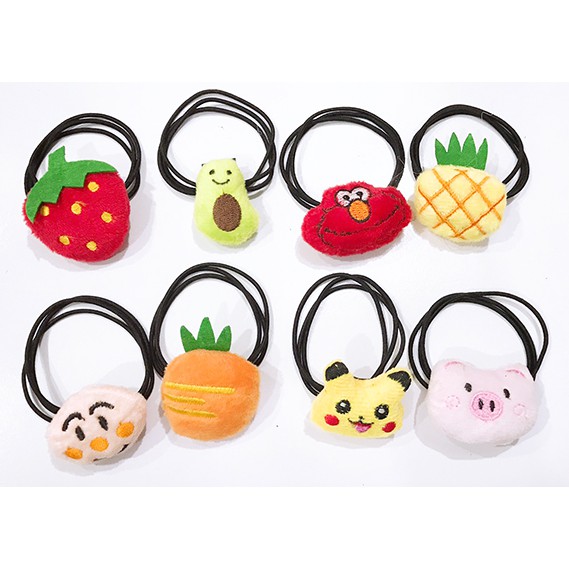 Chun buộc tóc cute  buộc tóc hoa quả cute dễ thương