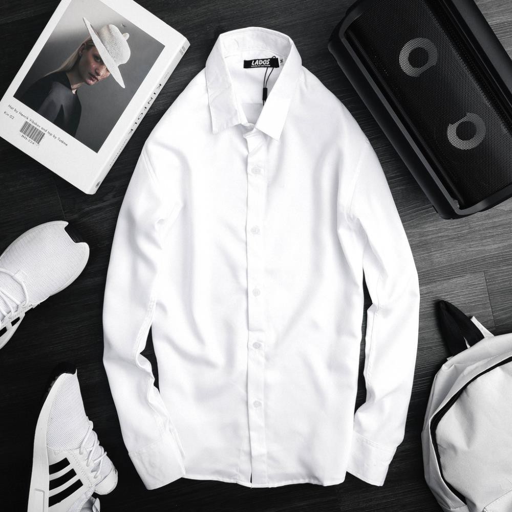Áo sơ mi trơn tay dài nam 4U 1523 [Hàng Cao Cấp] | BigBuy360 - bigbuy360.vn