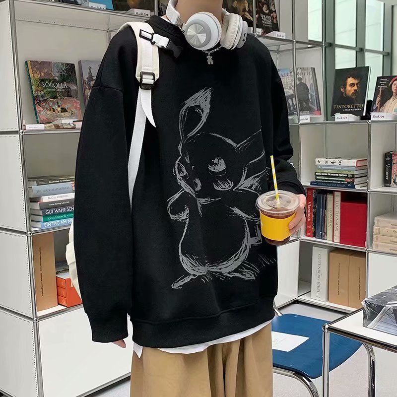 Áo Khoác Sweater Tay Dài Dáng Rộng Chất Dày Dặn Thời Trang Cho Nam Giới | BigBuy360 - bigbuy360.vn