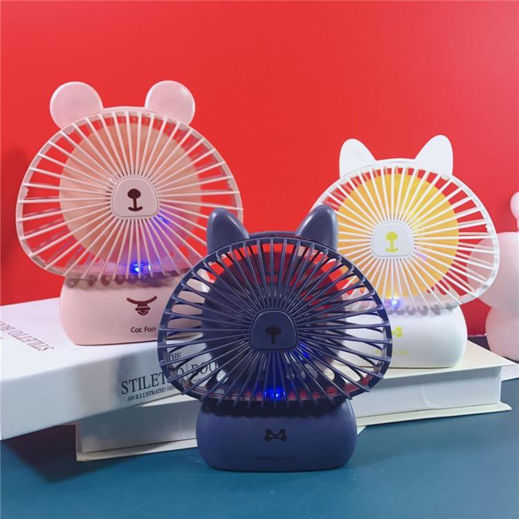 (mèo)Quạt để bàn tích điện hình mèo dễ thương