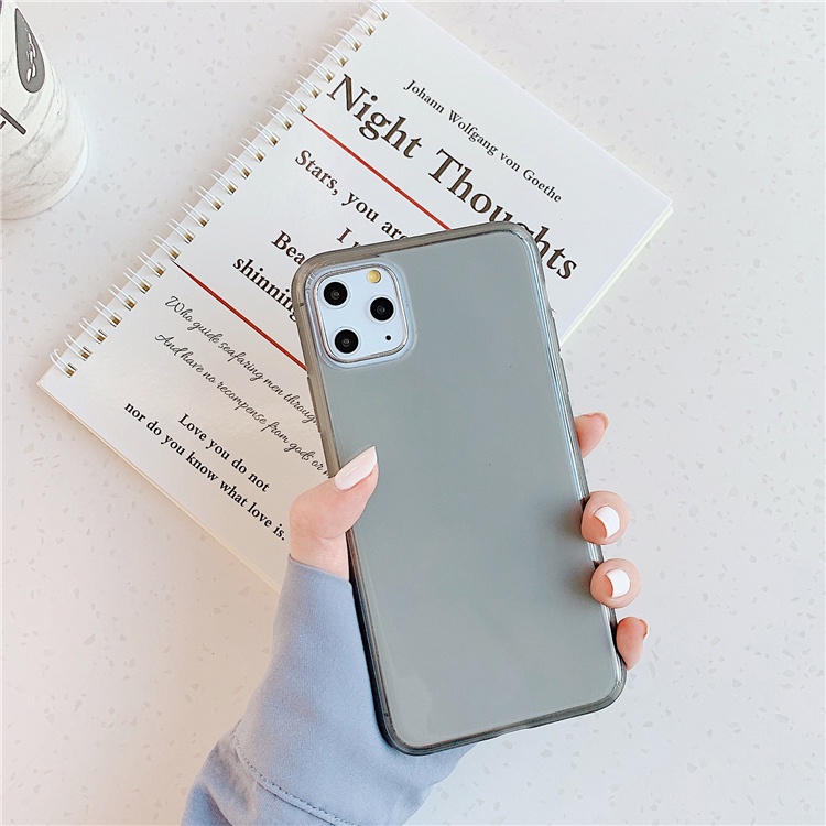 Ốp lưng iphone siêu dày viền mờ 5/5s/6/6plus/6s/6splus/7/7plus/8/8plus/x/xr/xs/11/12/13/pro/max/plus/promax - Awifi H1-1