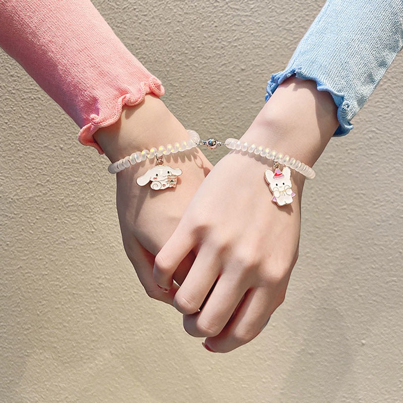 Set 2 vòng tay tình nhân nam châm