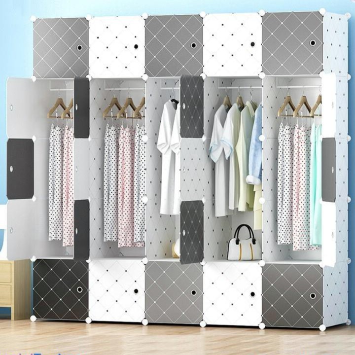 Xả Kho_ Tủ nhựa ghép 25 ô, size to, sâu 47cm chọn mẫu theo phân loại