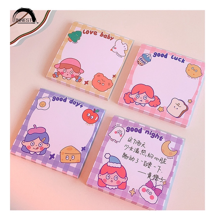 Tập Giấy Ghi Chú Hình Dáng Dễ Thương