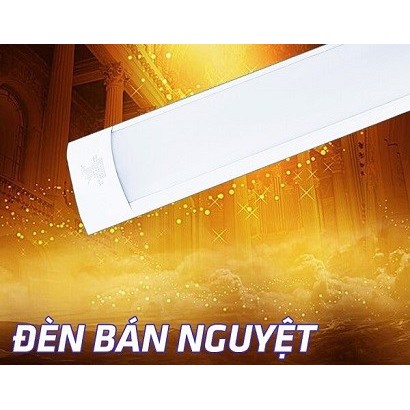 Bộ Đèn Led Bán Nguyệt 1m2 ( 1.2m ) 40W Ánh Sáng Trắng BẢO HÀNH 12 THÁNG