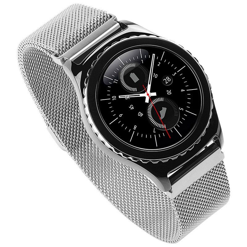 Đồng hồ Samsung GEAR S2 S3 kiểu dáng cổ điển bằng inox sang thumbnail