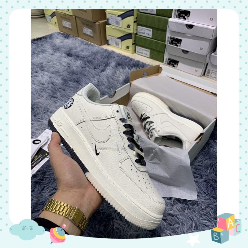 Giày_𝐍𝐈𝐊𝐄 Trắng Âm Dương Nam Nữ, Giày AF1 Brooklyn , giày thể thao Thời Trang Full Box Hàng Đẹp