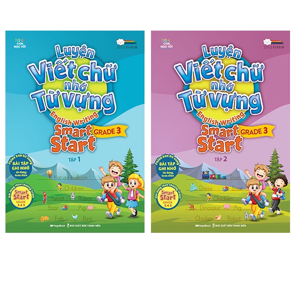 Sách Combo Luyện viết chữ nhớ từ vựng – English Writing Smart Start Lớp 3