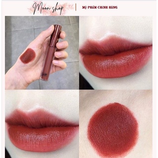 Son kem lì bbia 24 trendy note - đỏ hồng đất, son bbia velvet lip tint hàn quốc