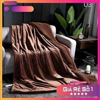 [ SIÊU KHUYẾN MẠI ] [Giá sock]CHĂN LÔNG CỪU ZAZA LOẠI DÀY DẬP 3D PHIÊN BẢN MỚI 2017.