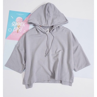 [Form To] Áo Hoodie Thể Thao Nữ Dáng Croptop Tay Lỡ FABLETICS Hàng Xuất Xịn Cao Cấp Chất Thun Gân Mịn Đẹp Nặng Tay V5