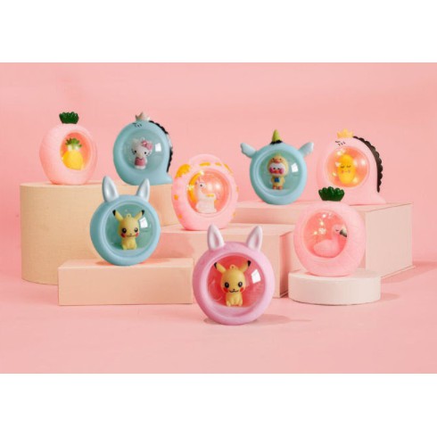 đèn ngủ dây đom đóm 2 lớp hình thú DL8 Đèn Led Siêu Dễ Thương đèn trang trí cute