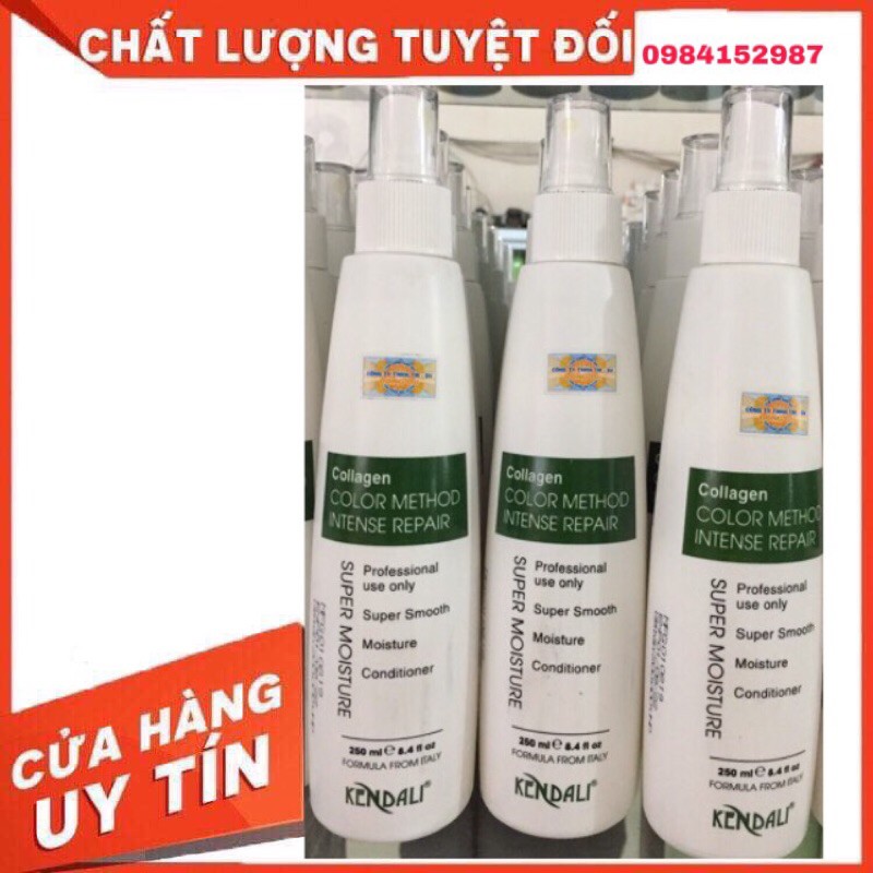 Xịt dưỡng tóc collagen  Kendali mềm mượt tóc 250ml