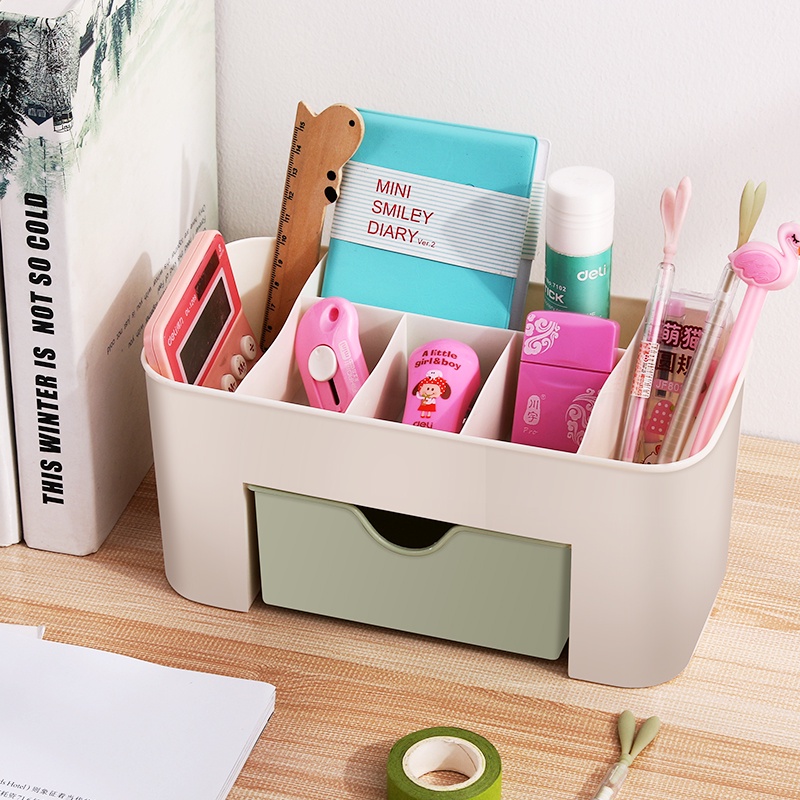 Kệ đựng mĩ phẩm bằng nhựa nhiều ngăn tiện ích