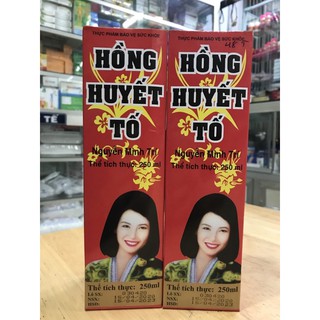 HỒNG HUYẾT TỐ Nguyễn Minh Trí(250ml)/Điều Hoà Kinh Nguyệt, Giảm Đau Bụng Khi Hành Kinh