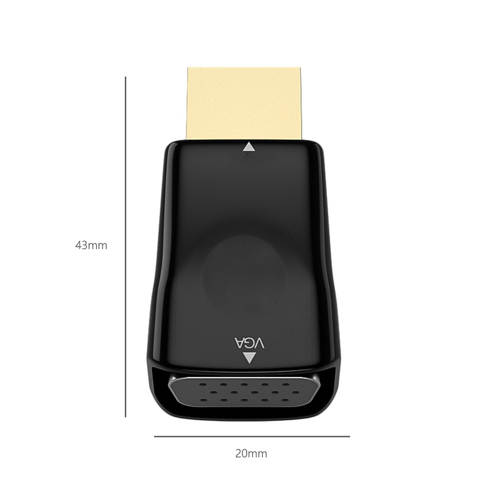 Đầu Chuyển Đổi Hdmi Sang Vga HD 1080P Vga Chuyên Dụng Cho Máy Chiếu Laptop