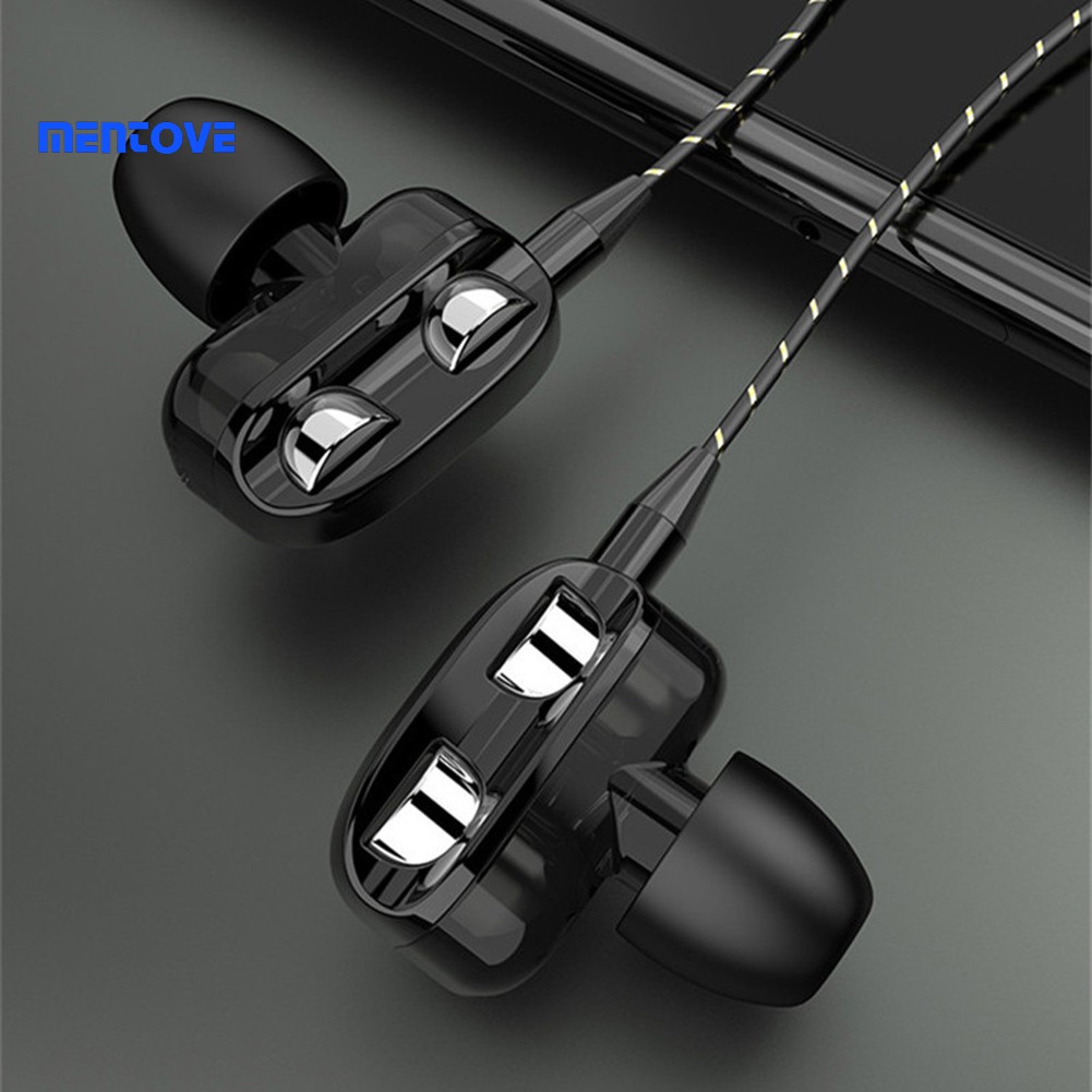 Tai Nghe Nhét Tai Bass Trầm Có Dây Kèm Mic