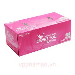 Khăn giấy Bless You Hold Me hộp 180 tờ 2 lớp