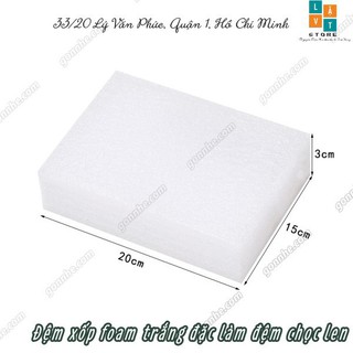 [Handmade - Len chọc] Đệm chọc len bằng mút xốp Foam