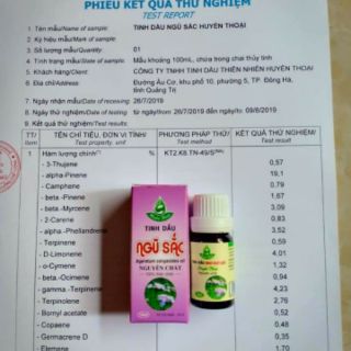 Tinh dầu hoa ngũ sắc
