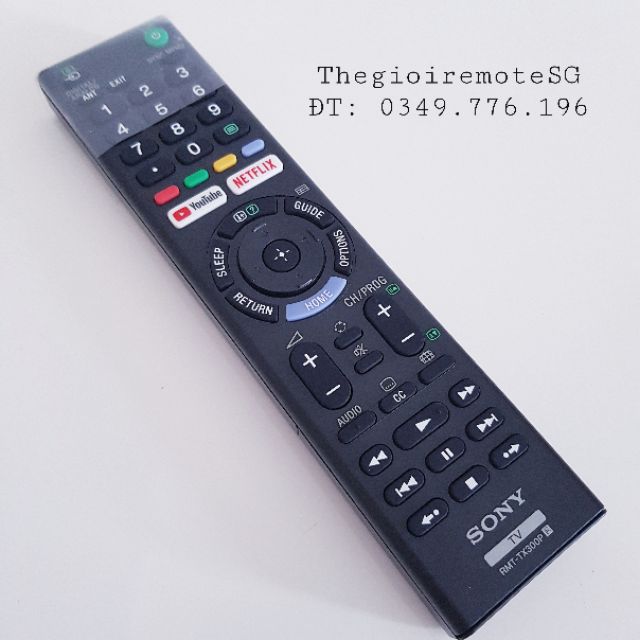 REMOTE ĐIỀU KHIỂN TIVI SONY KHÔNG GIỌNG NÓI TX300P HÀNG CHÍNH HÃNG CÓ BẢO HÀNH