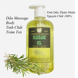 1 Lít Dầu Massage Body Tinh Dầu Tràm Trà Thiên nhiên 100% dùng cho mọi loại da