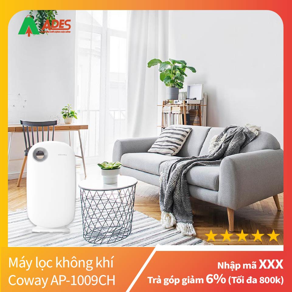 [Mã 154ELSALE2 giảm 7% đơn 300K] [COWAY AP-1009CH] Máy lọc không khí Coway AP-1009CH | BẢO HÀNH CHÍNH HÃNG 1 NĂM