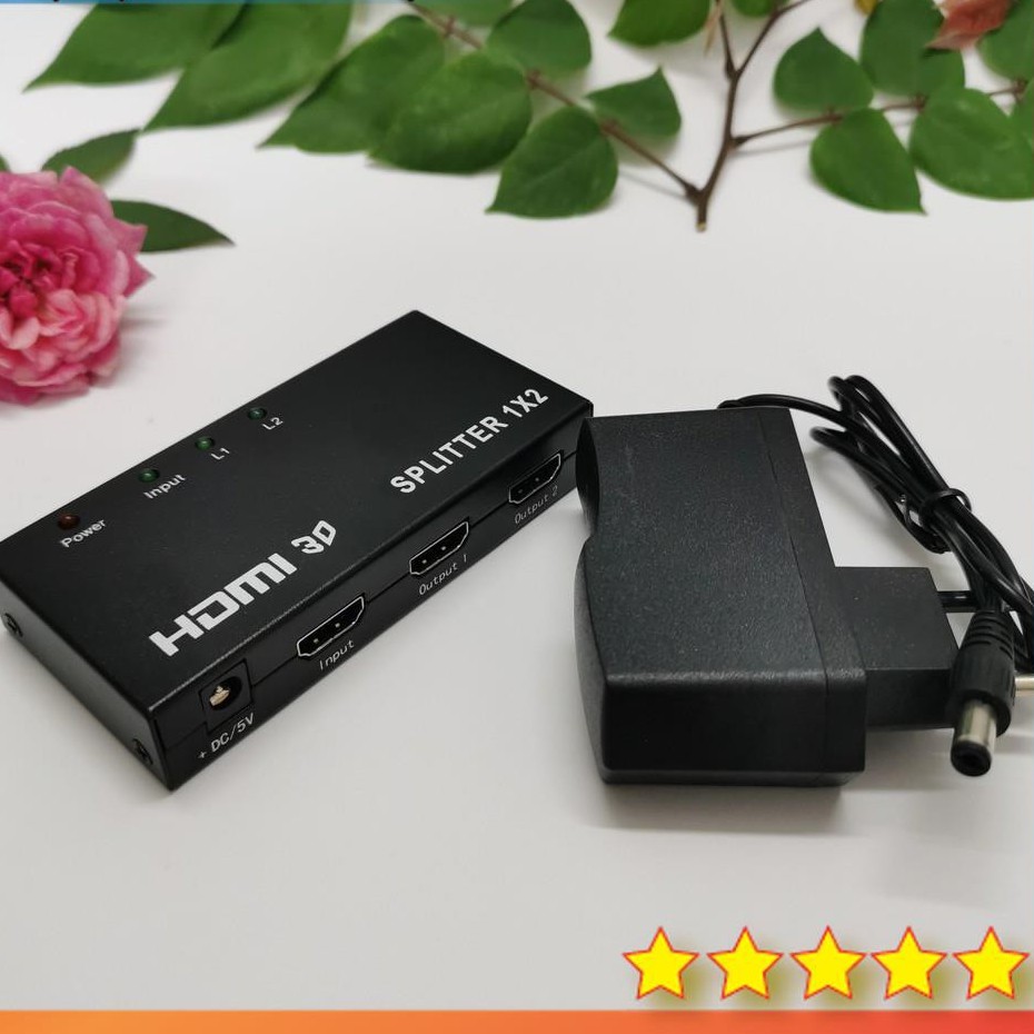 Bộ chia HDMIBộ chia HDMI 1 ra 2 Full HD 1080 chia 1 nguồn HDMI ra thành 2 nguồn HDMI - CHIA 4 CỔNG