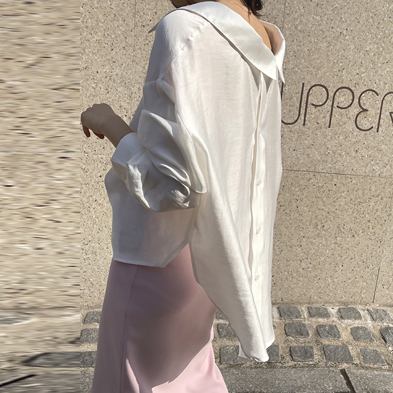 Áo sơ mi nữ Zanzea tay dài màu trơn thanh lịch thời trang