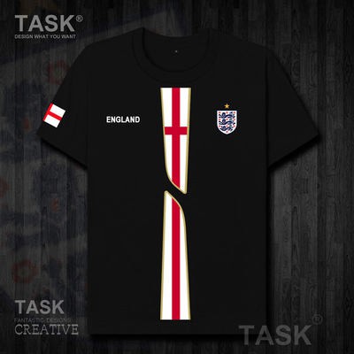 Áo phông ngắn tay 100% cotton đội tuyển Anh đội tuyển bóng đá nam nữ áo huấn luyện thể thao đội tuyển quốc gia mùa hè 40