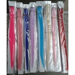Combo 25 kẹp line đủ màu 😍FREESHIP😍 tóc giả nhiều màu, tóc giả thời trang sợi lai