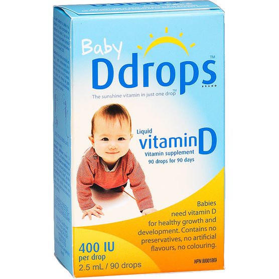 Baby Ddrops Vitamin D3 Cho Trẻ Sơ Sinh 90 Giọt Của Mỹ