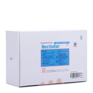 Dung dịch bơm trực tràng Rectiofar 3ml và 5ml