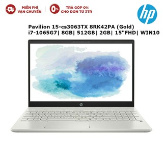Laptop HP Pavilion 15-cs3063TX 8RK42PA i7-1065G7| 8GB| 512GB| 2GB| 15"| WIN