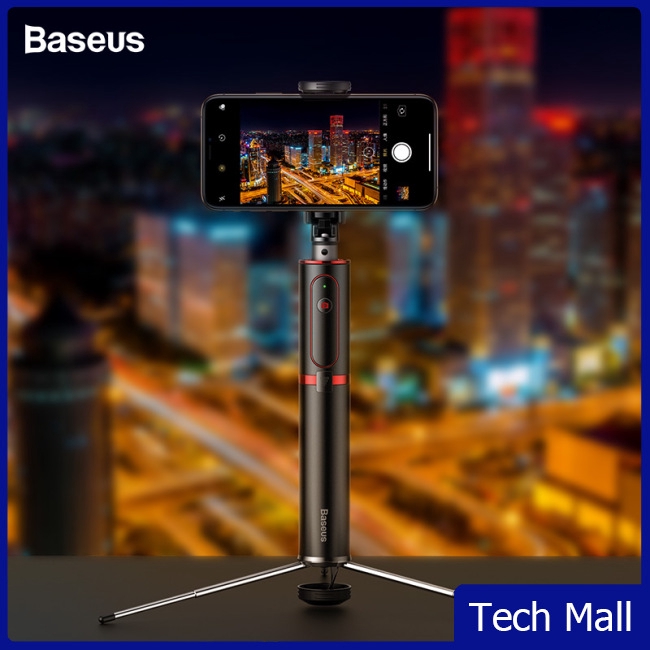 Baseus Bluetooth Selfie Stick Tripod Wireless Self Stick for iPhone X Xiaomi mi Huawei Samsung