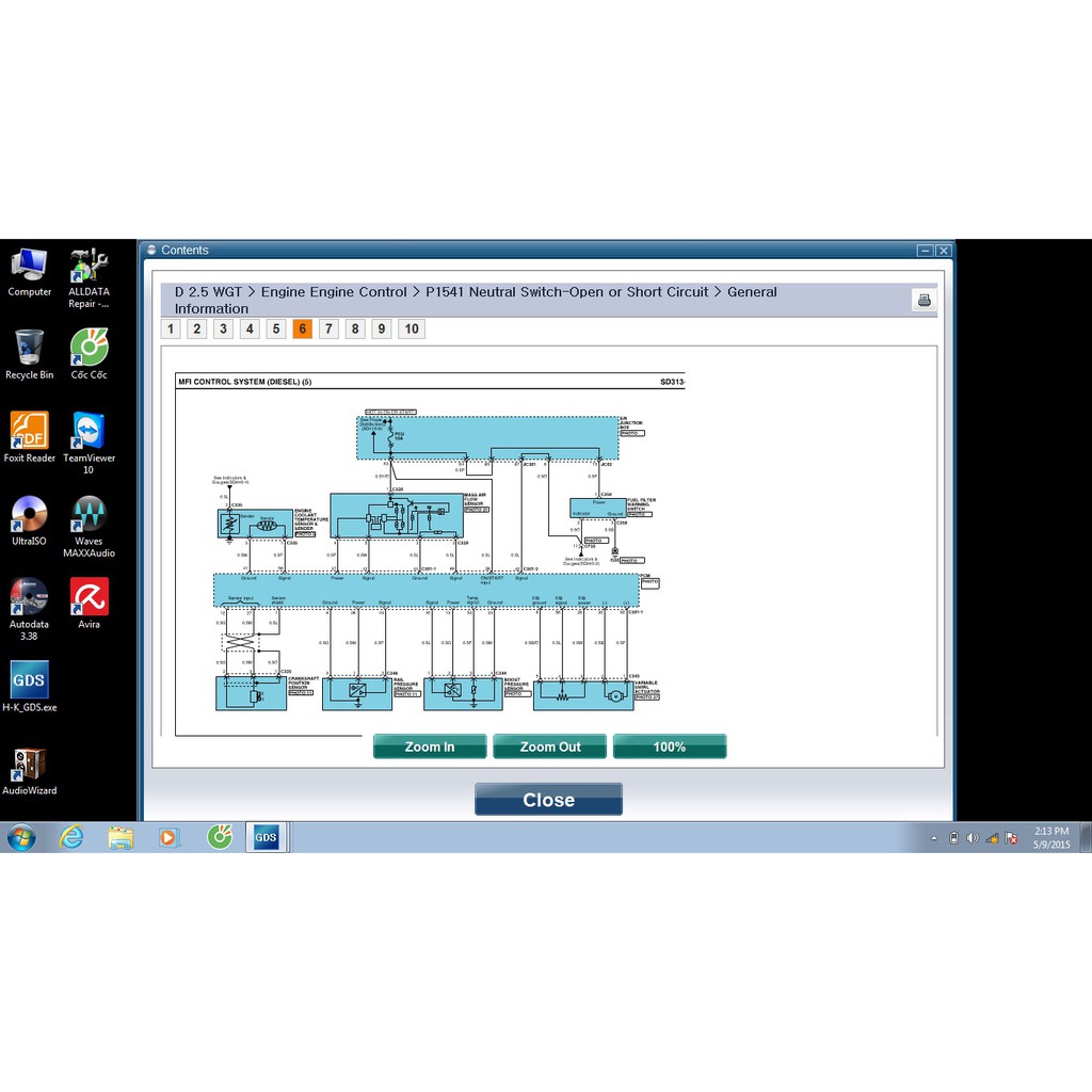 Máy đọc lỗi GDS cho xe Hyundai Kia