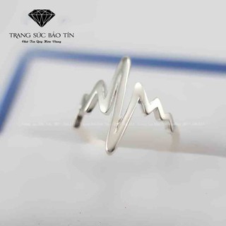 Nhẫn Bạc Nữ Nhịp Tim S925 Bảo Tín