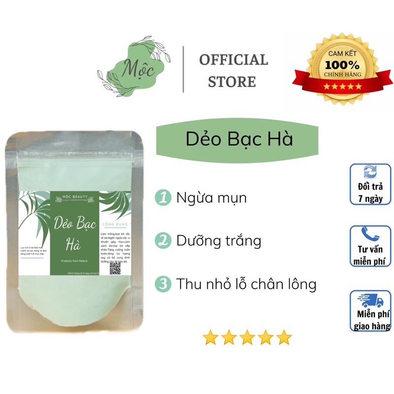1kg bột dẻo bạc hà Mộc