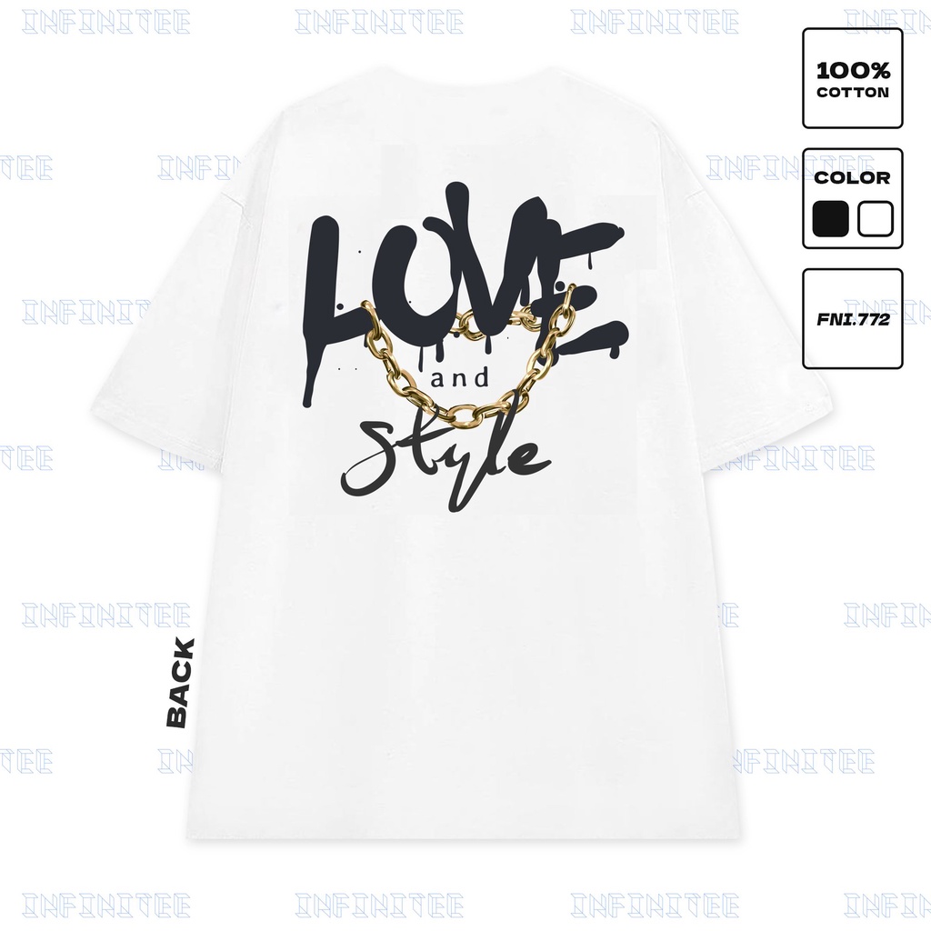 Áo thun INFINITEE Fni0772, Thun 100% Cotton - form rộng Unisex.