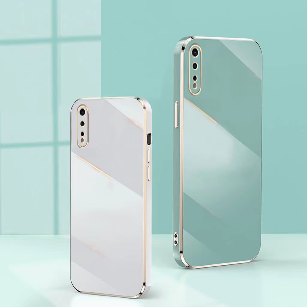 Ốp điện thoại dẻo mạ viền 6d sang trọng cho Huawei Y8P Y7A Y6 Pro 2019 4G 5G 2022