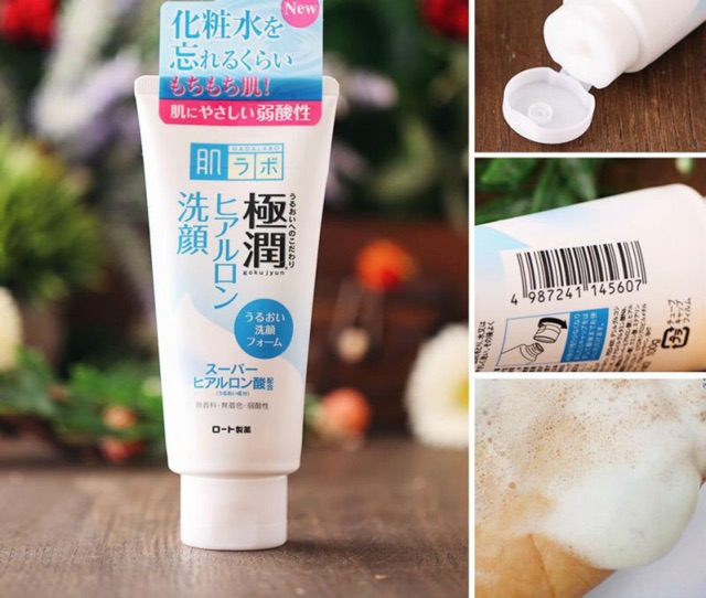 Tuýp sữa rửa mặt Hada Labo trắng