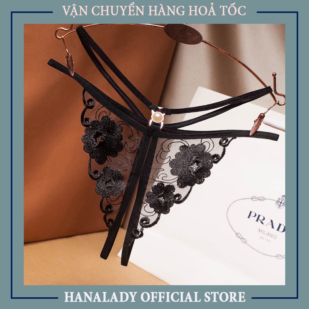 Quần lọt khe sexy quần lót nữ chất liệu ren đính ngọc nội y có 4 màu mã SP: L091
