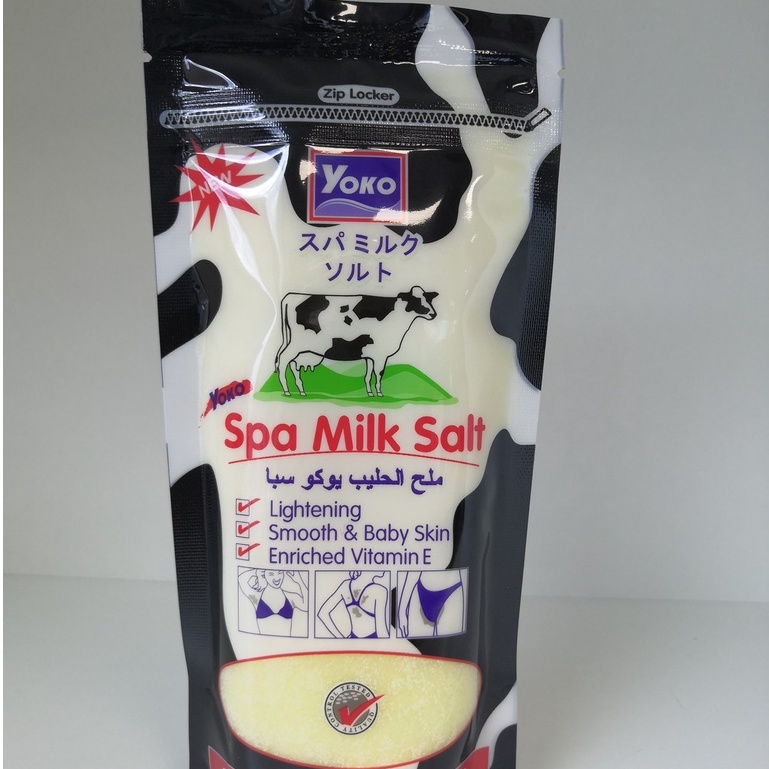 Muối tắm tẩy tế bào chết bò sữa yoko (Spa Milk Salt) 300g (hàng có sẵn) - tẩy da chết tối ưu