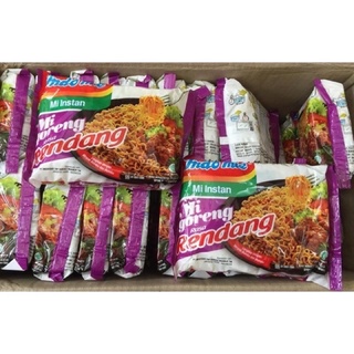 Thùng 40 gói mì trộn indomie mix  2 vị ( bò cay và sườn)