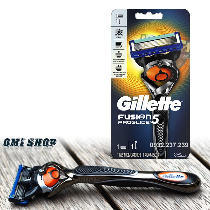 Dao cạo râu 5 lưỡi Gillette Fusion 5 Proglide